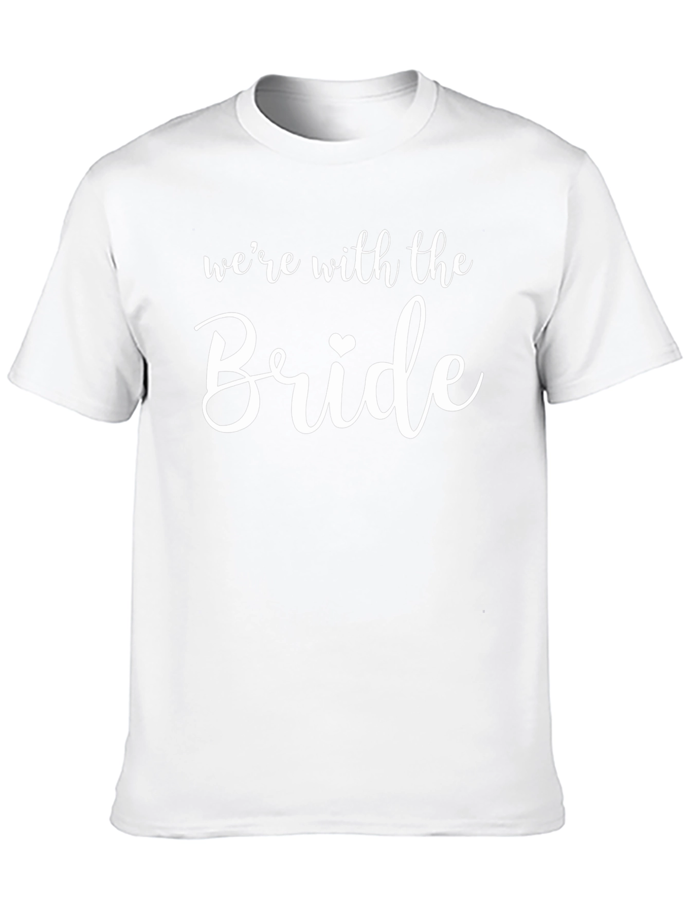Were With the Bride T-Shirt