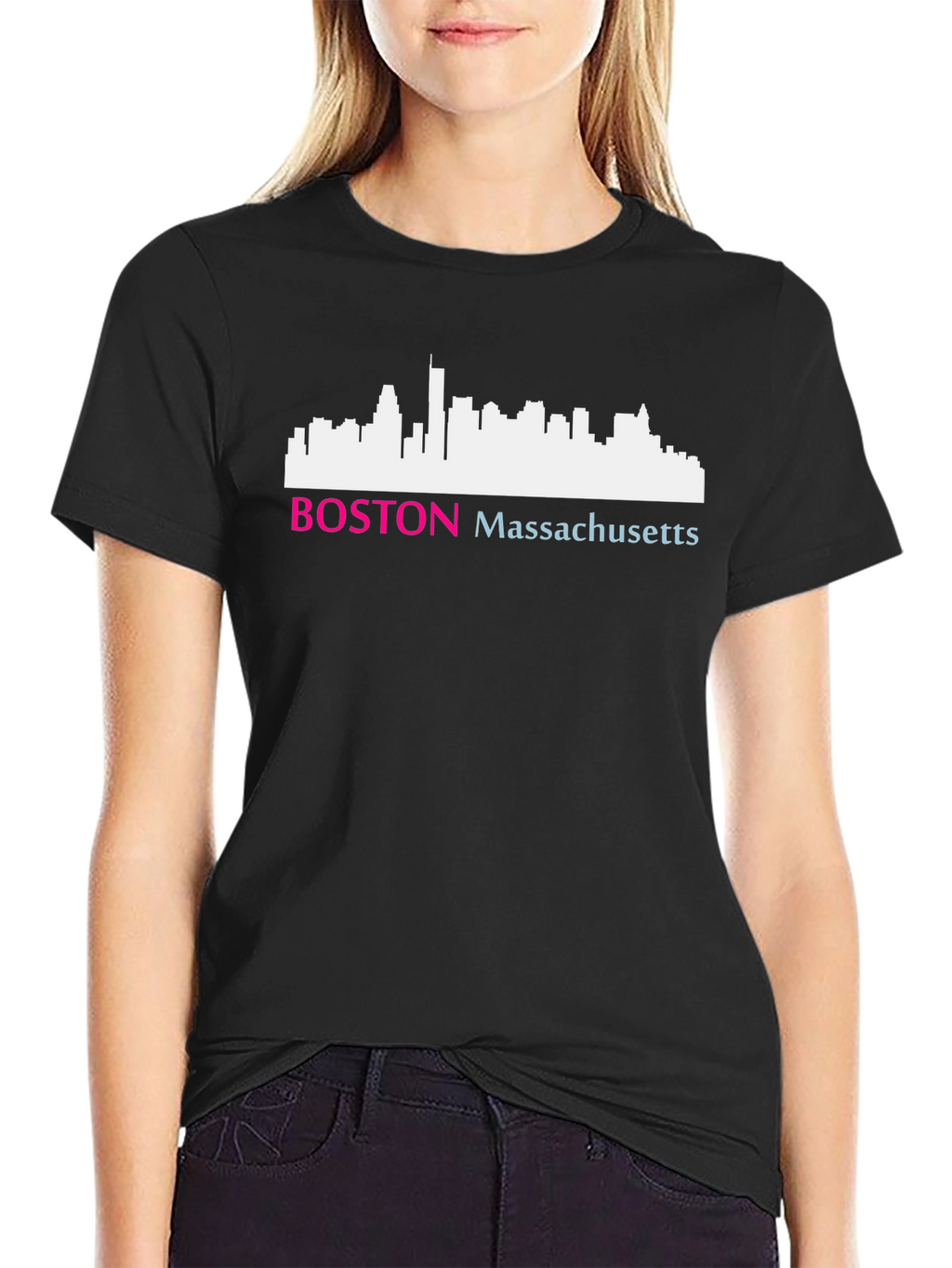 Boston Massachusetts Skyline T-Shirt