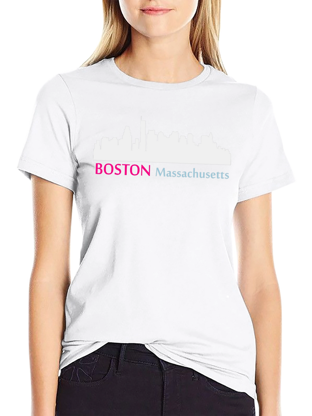 Boston Massachusetts Skyline T-Shirt