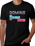 Domino Graphic Tee - Fun & Stylish Cotton T-Shirt