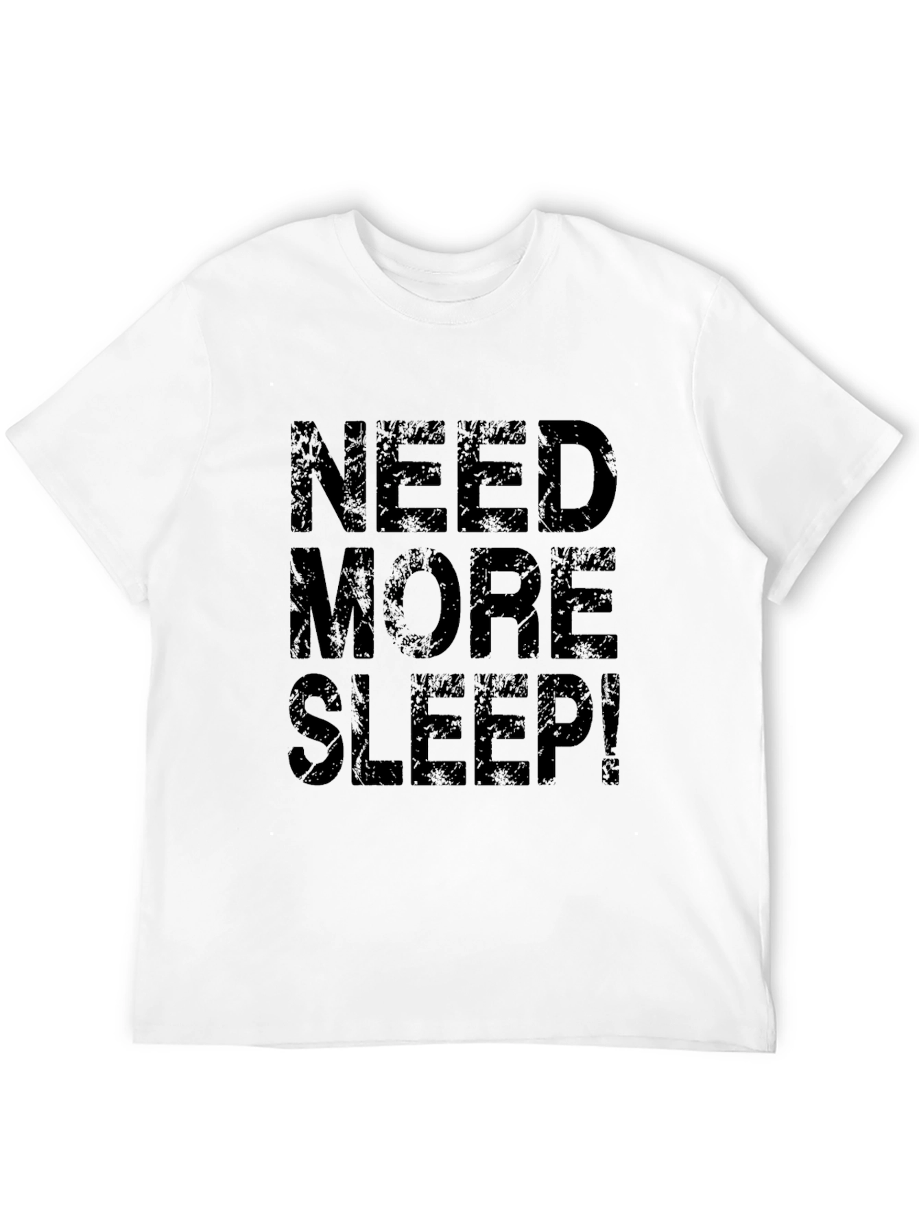 Need More Sleep Black Graphic Tee
