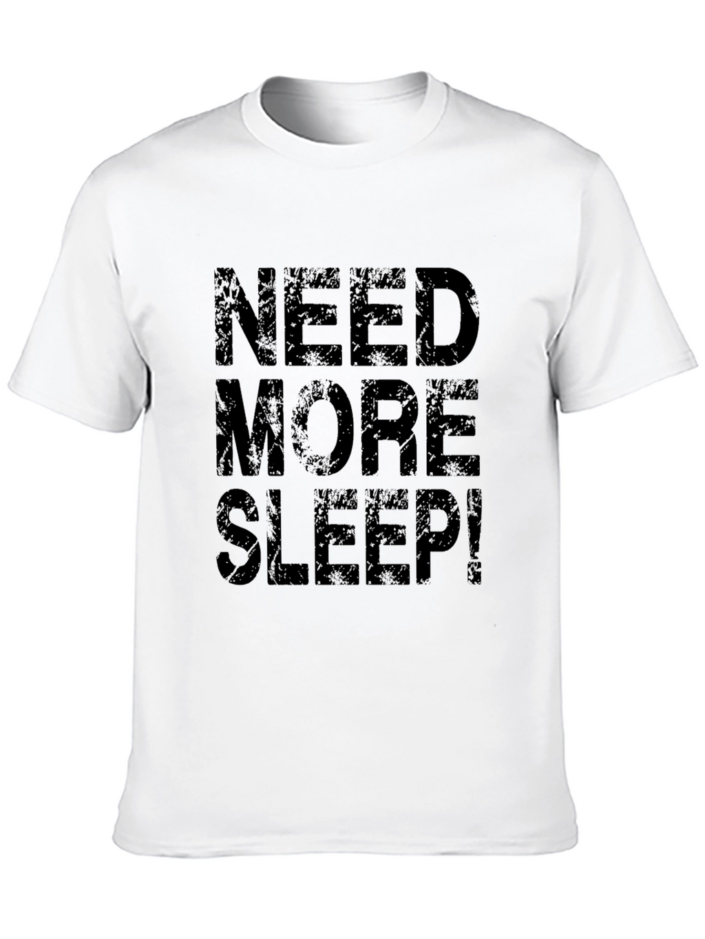 Need More Sleep Black Graphic Tee