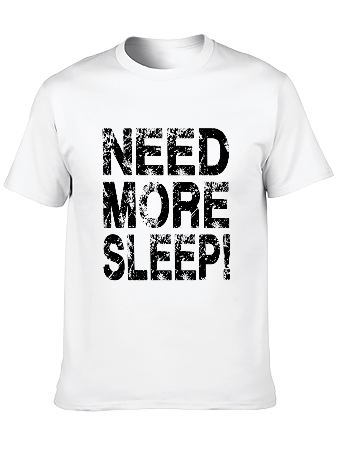 Need More Sleep Black Graphic Tee