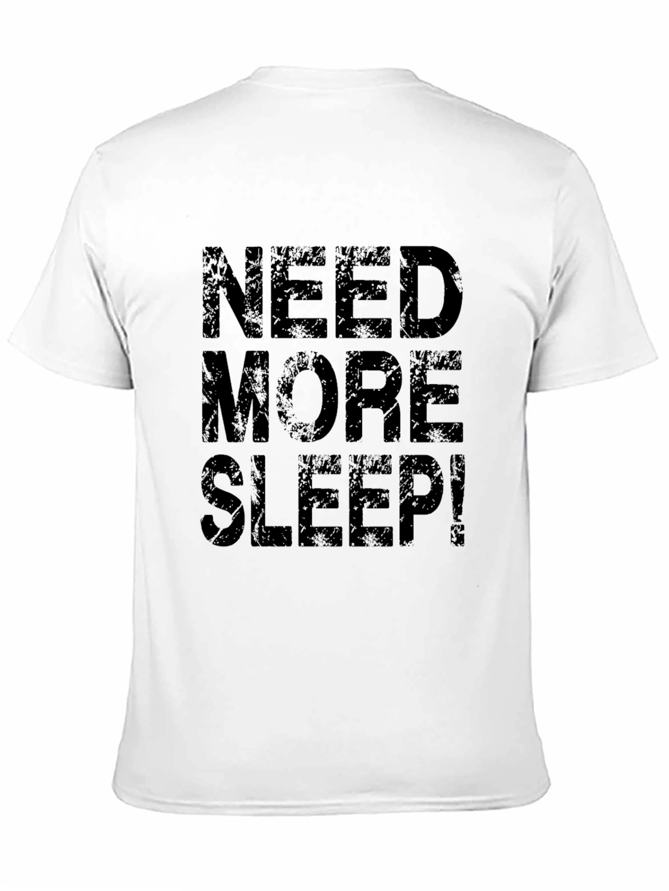 Need More Sleep Black Graphic Tee