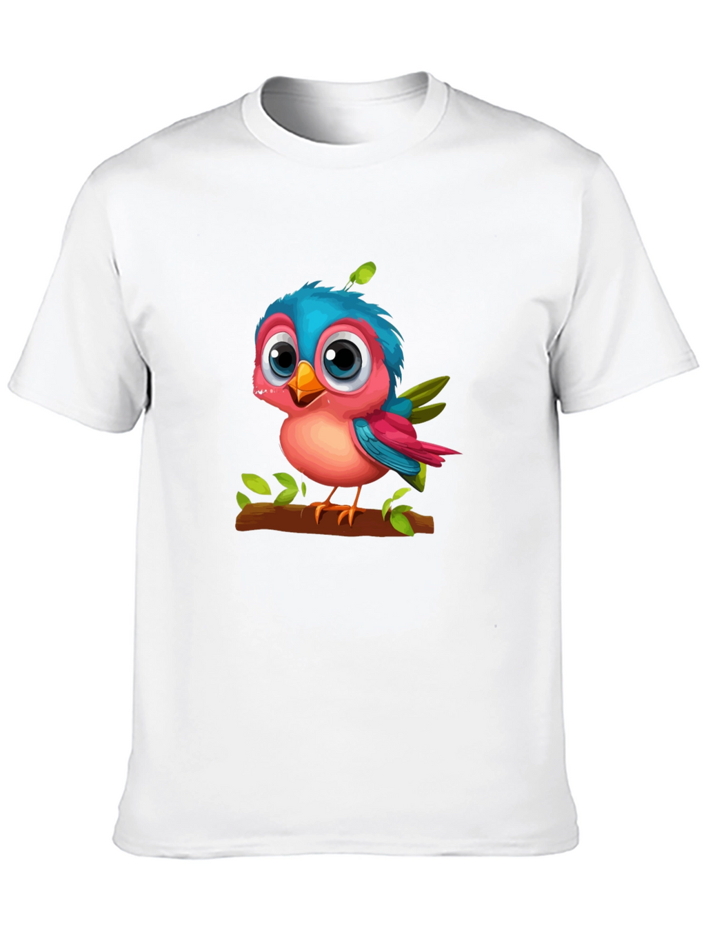 Cute Cartoon Bird T-Shirt - Unisex Graphic Tee