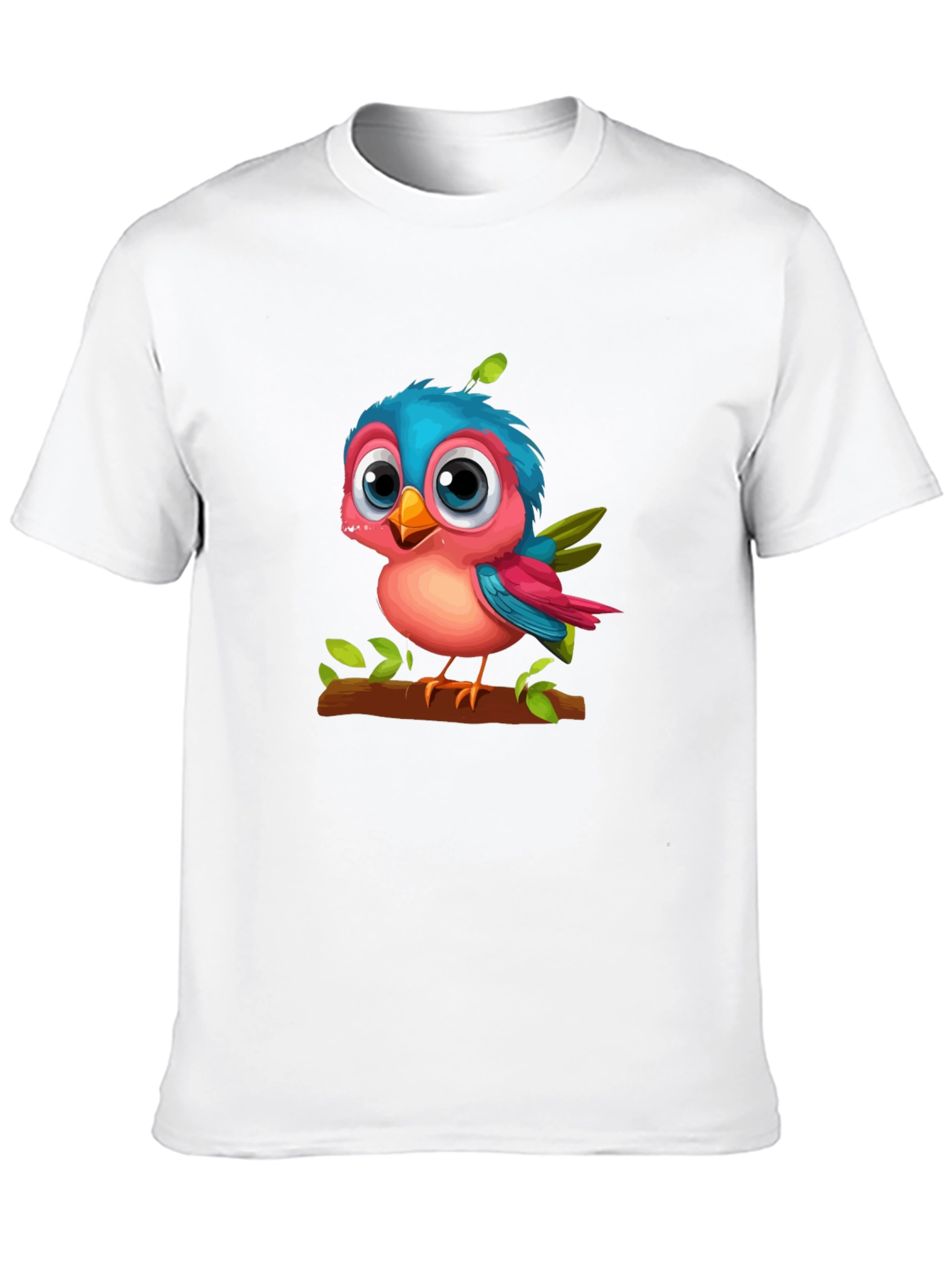 Cute Cartoon Bird T-Shirt - Unisex Graphic Tee