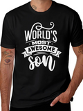 Worlds Most Awesome Son - Graphic T-Shirt