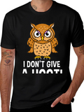 I Dont Give a Hoot! Owl Graphic Tee