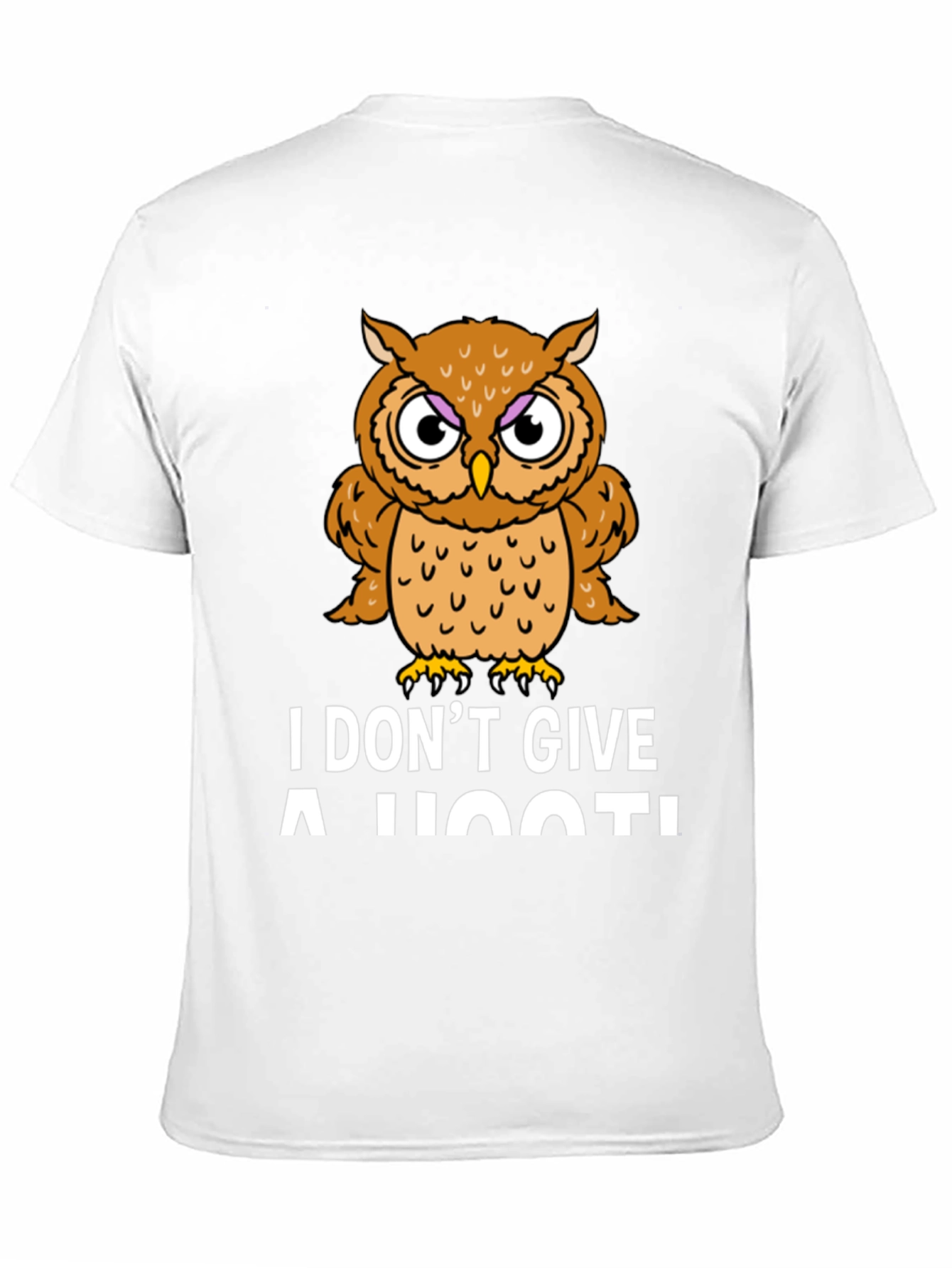 I Dont Give a Hoot! Owl Graphic Tee
