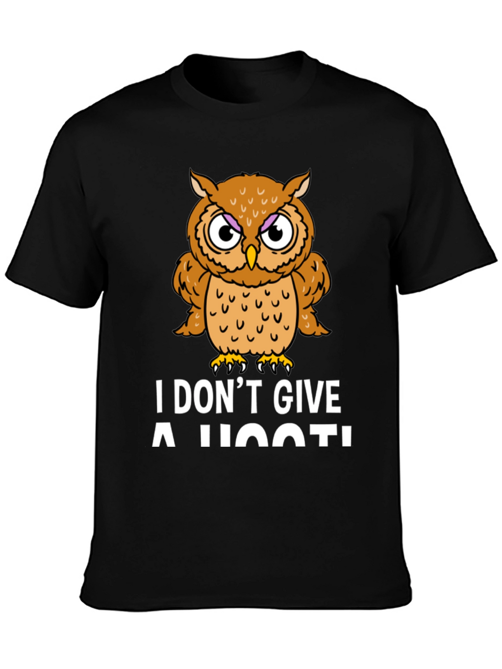 I Dont Give a Hoot! Owl Graphic Tee