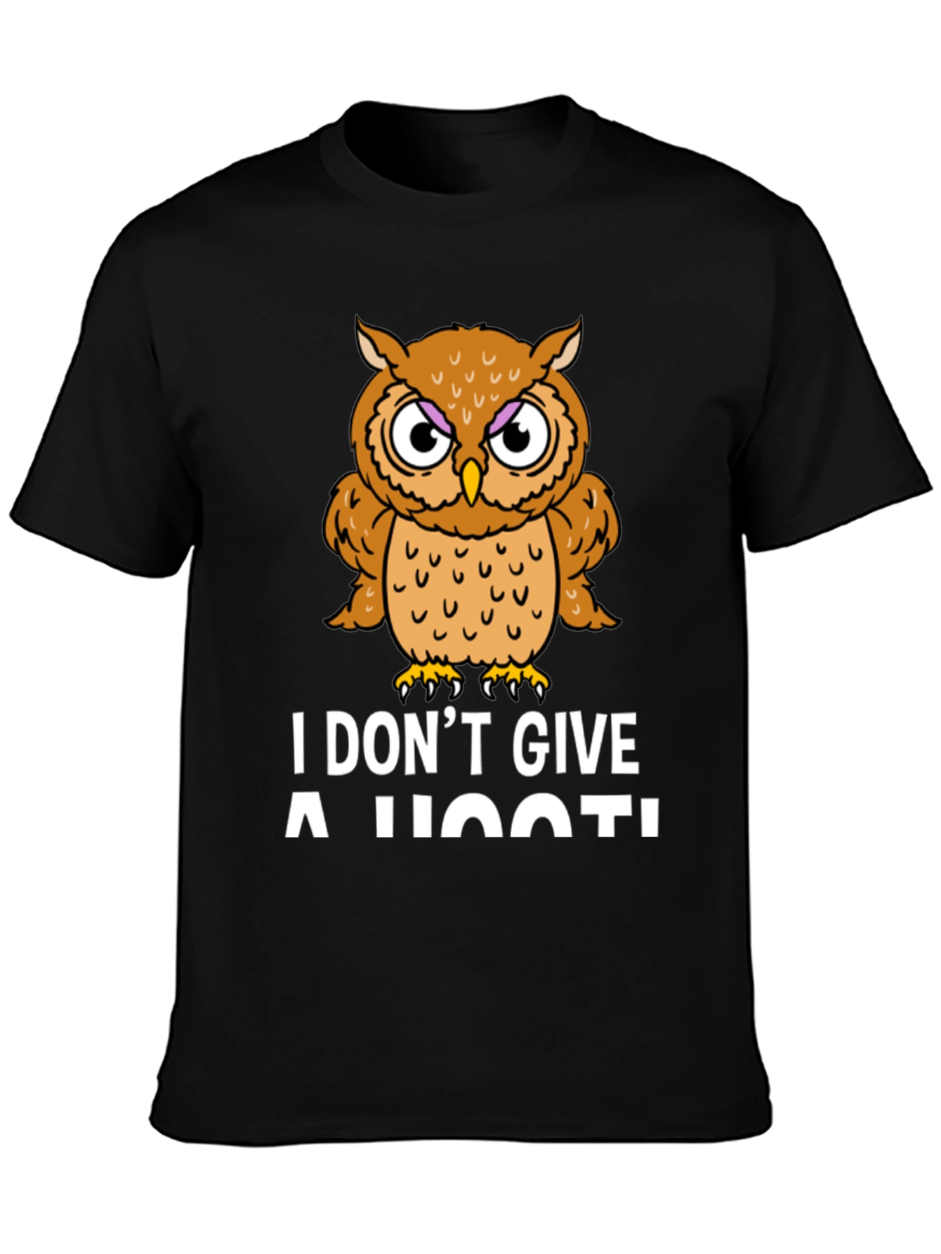 I Dont Give a Hoot! Owl Graphic Tee