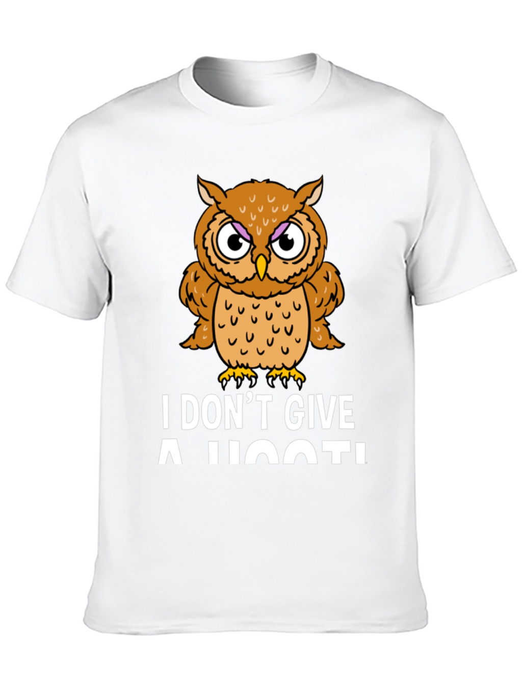 I Dont Give a Hoot! Owl Graphic Tee