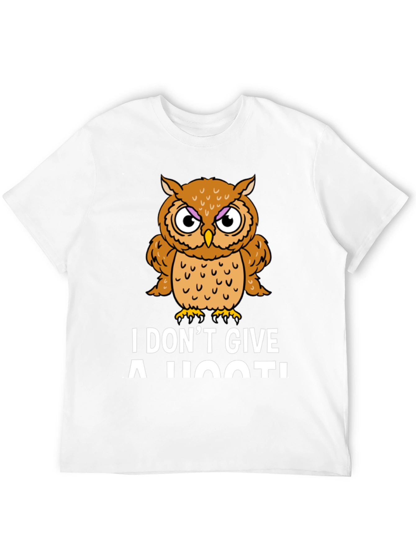I Dont Give a Hoot! Owl Graphic Tee