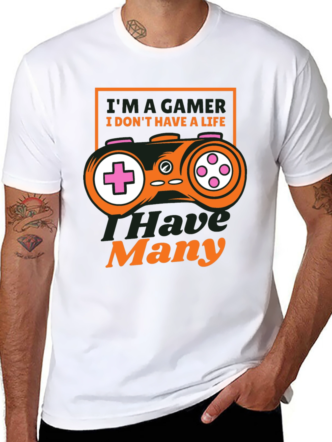 Im A Gamer T-Shirt - Many Lives