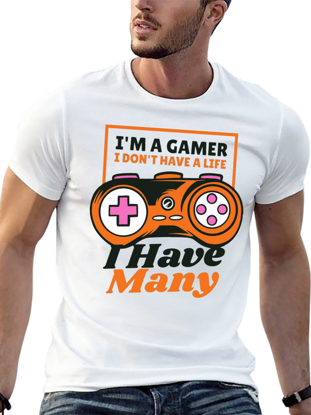 Im A Gamer T-Shirt - Many Lives