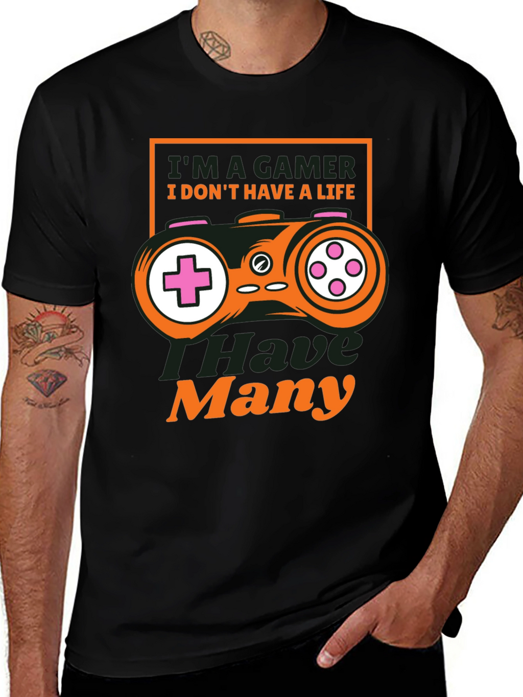 Im A Gamer T-Shirt - Many Lives