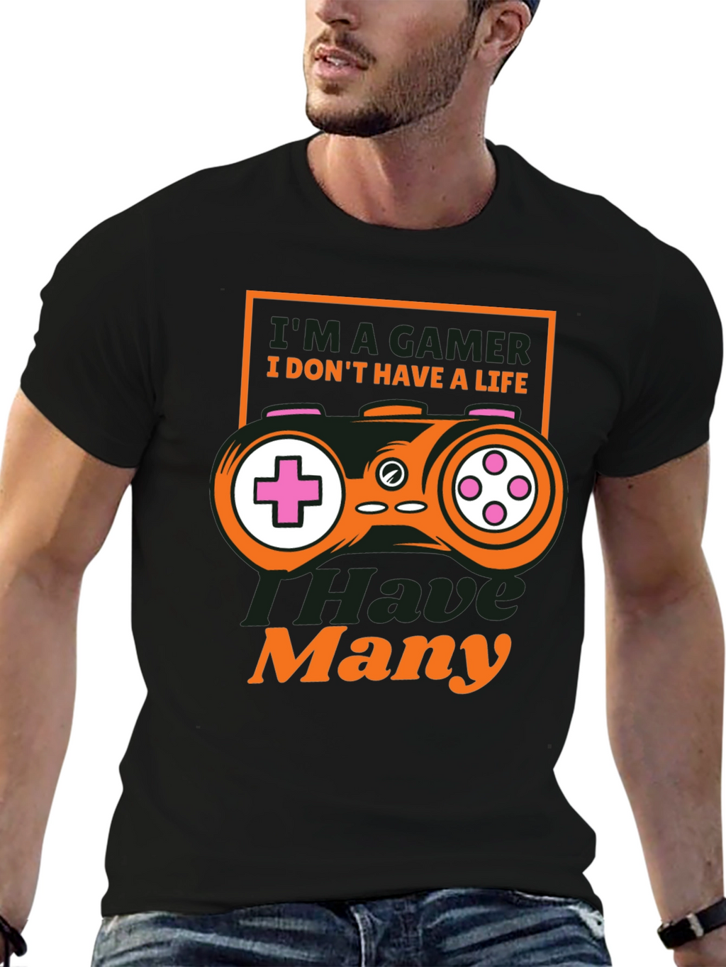 Im A Gamer T-Shirt - Many Lives