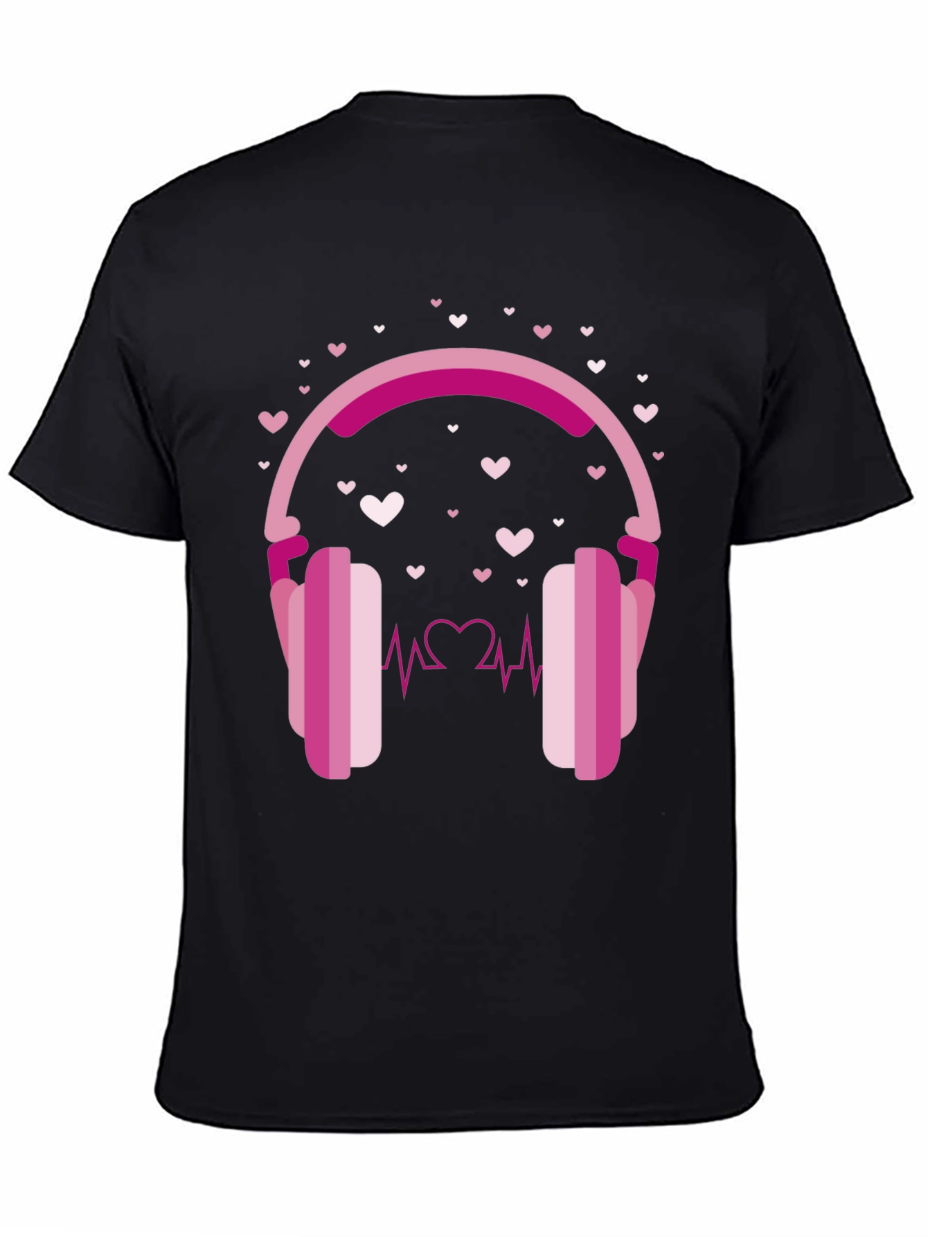 Heartbeat Headphones Graphic Tee