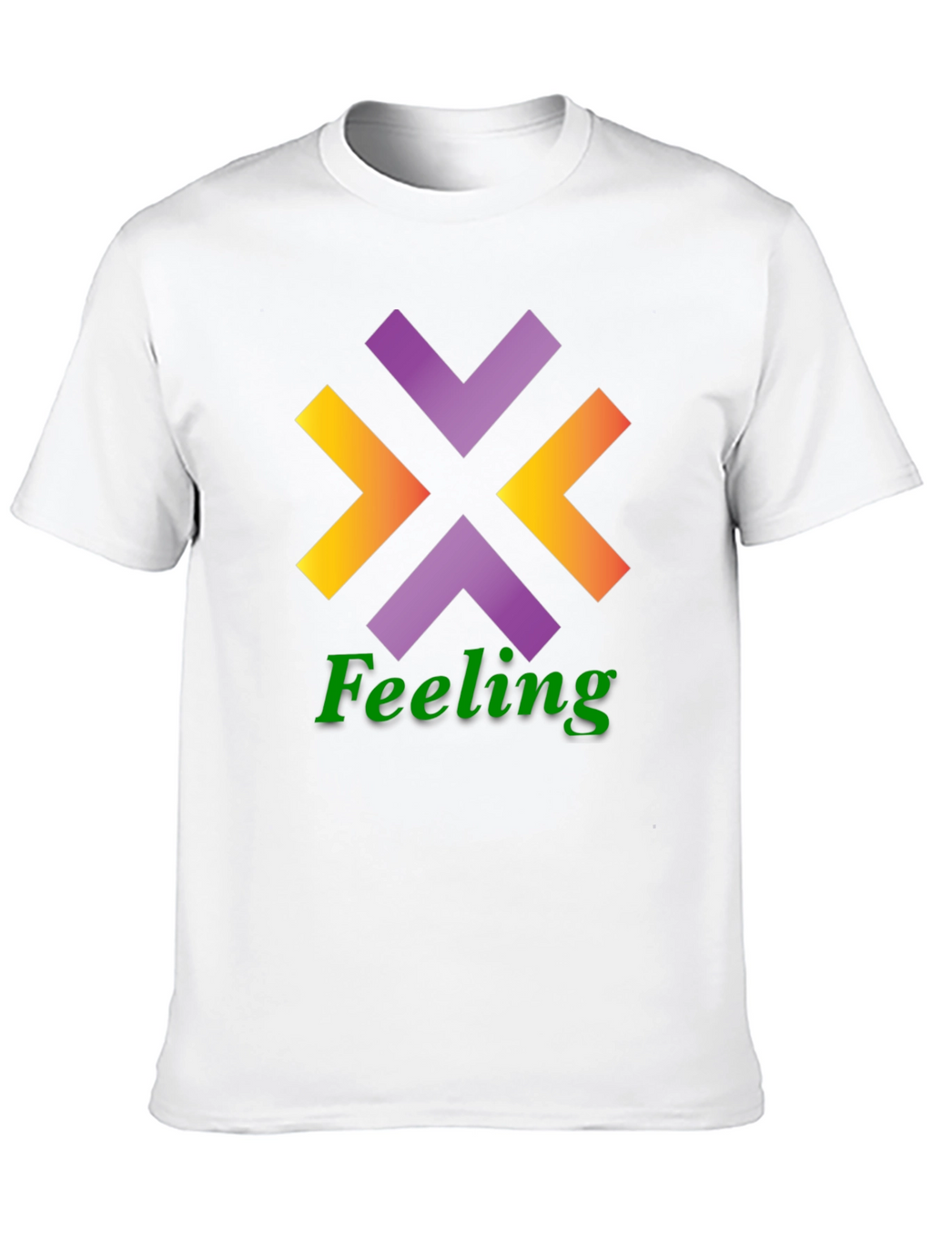 Abstract Symbol Mens Black T-Shirt