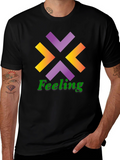 Abstract Symbol Mens Black T-Shirt