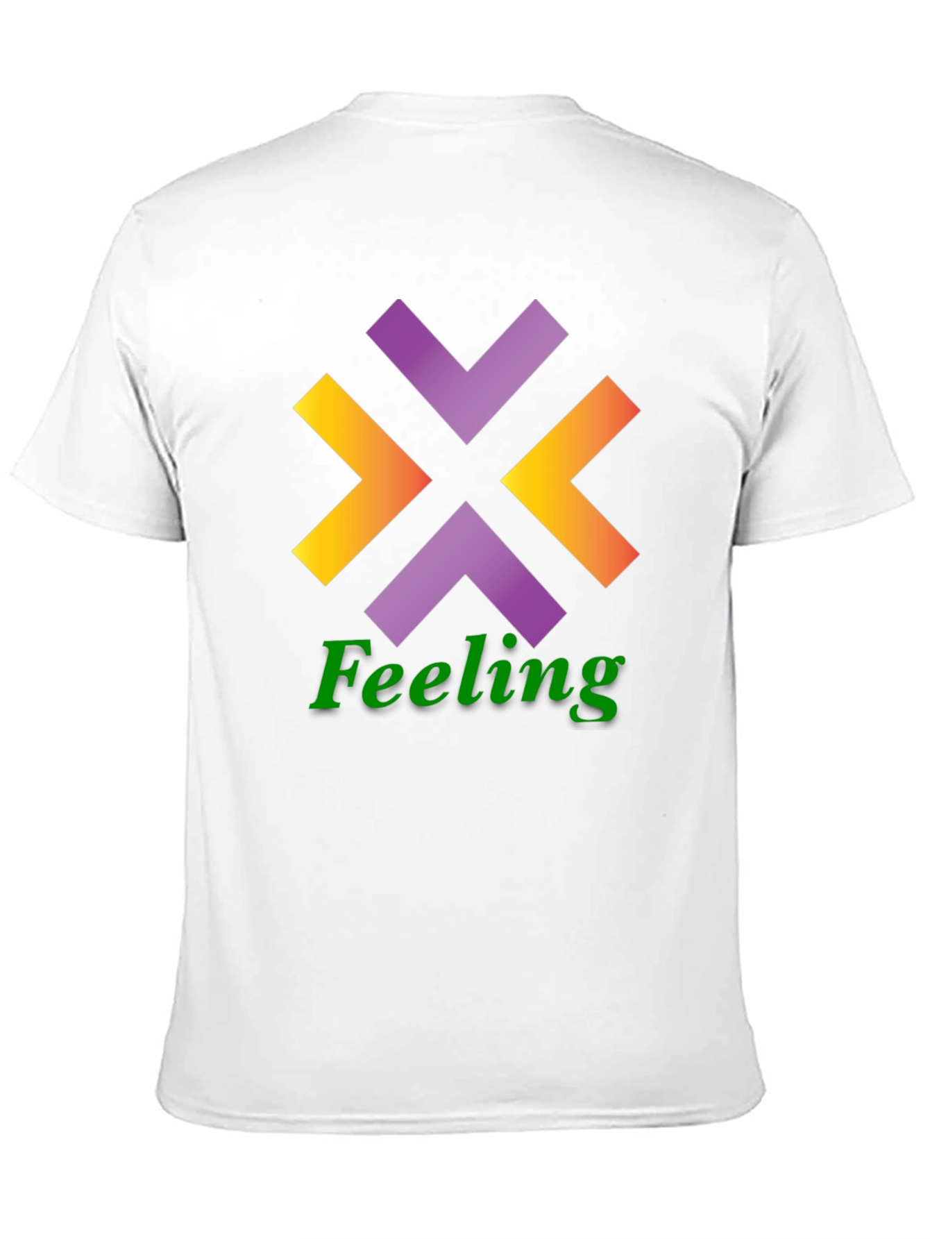 Abstract Symbol Mens Black T-Shirt