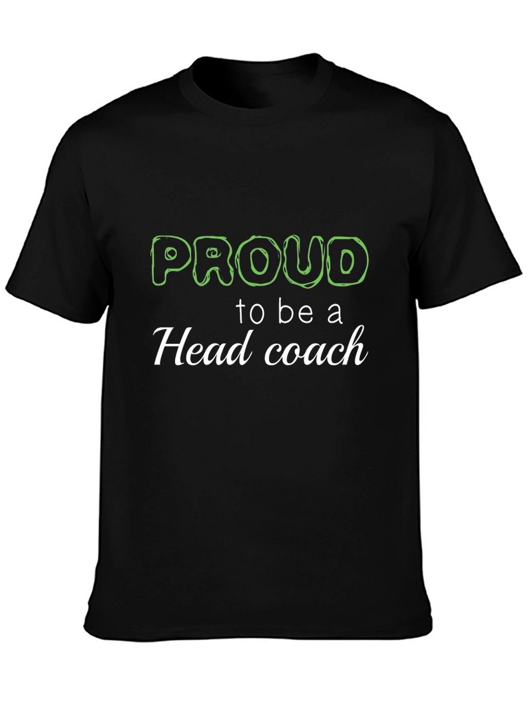 Proud Head Coach T-Shirt - Black
