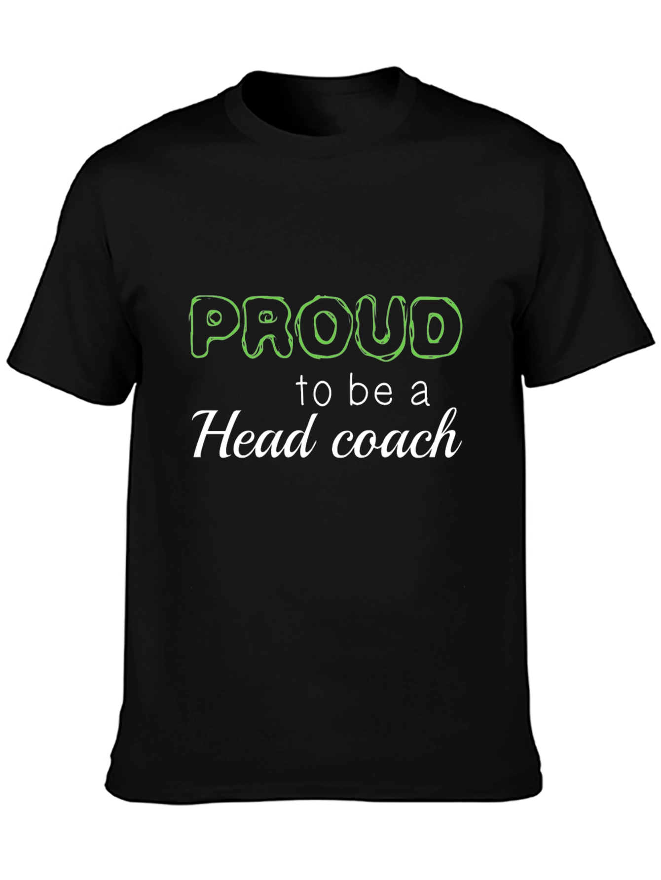 Proud Head Coach T-Shirt - Black