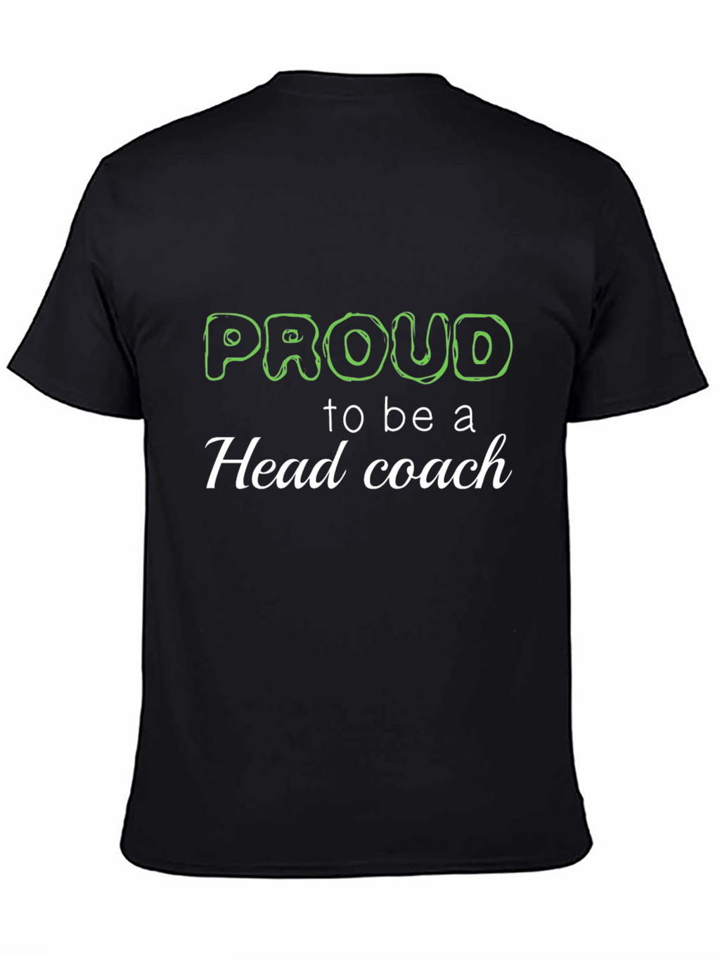 Proud Head Coach T-Shirt - Black