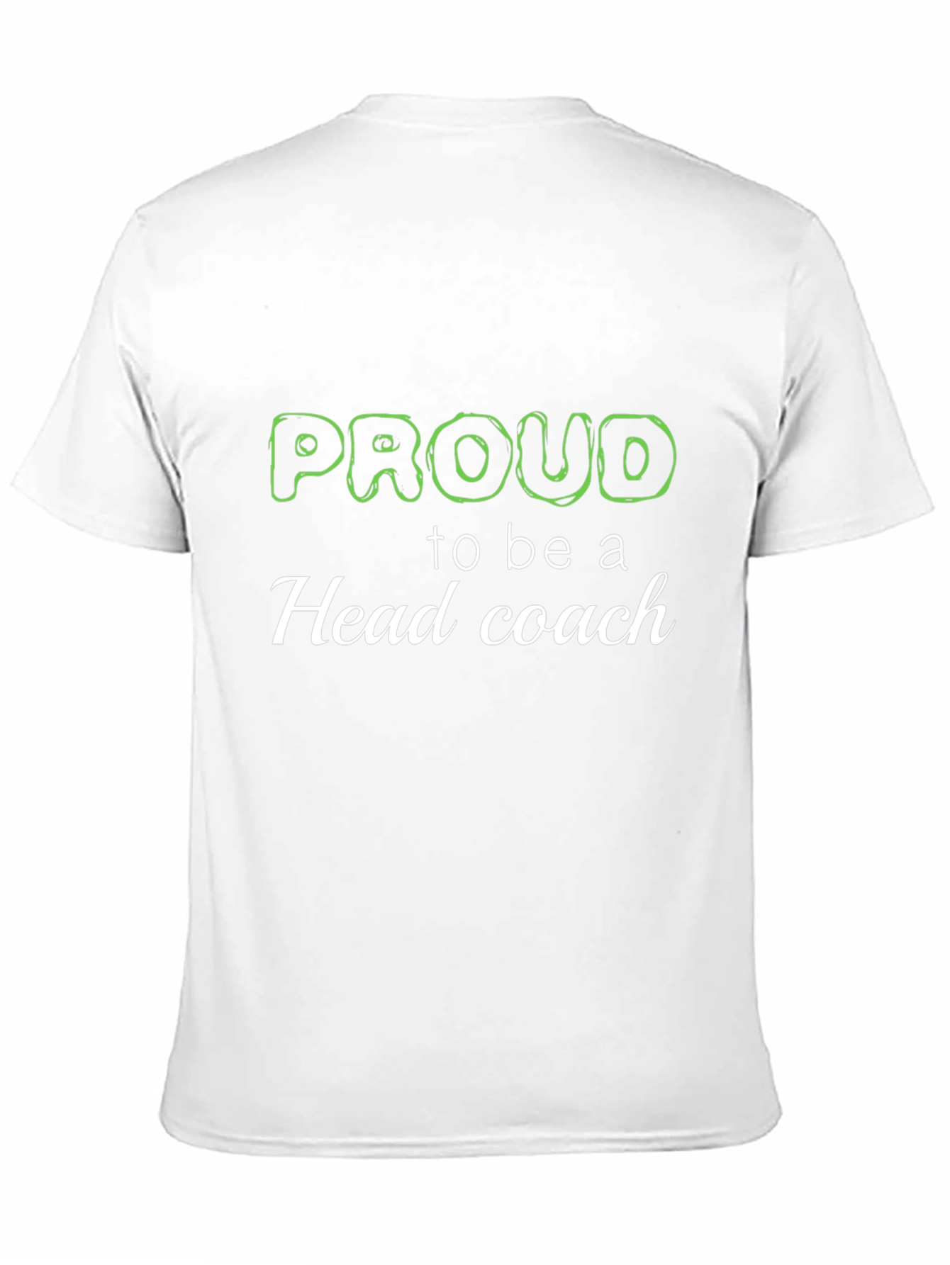 Proud Head Coach T-Shirt - Black