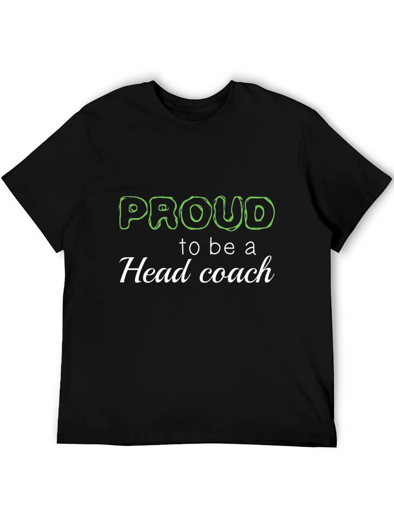 Proud Head Coach T-Shirt - Black