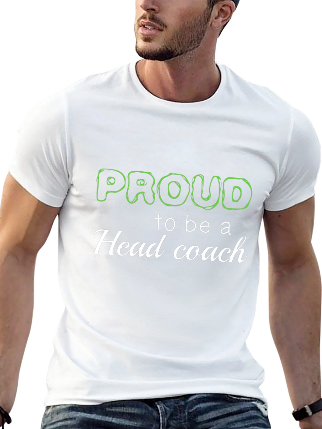 Proud Head Coach T-Shirt - Black