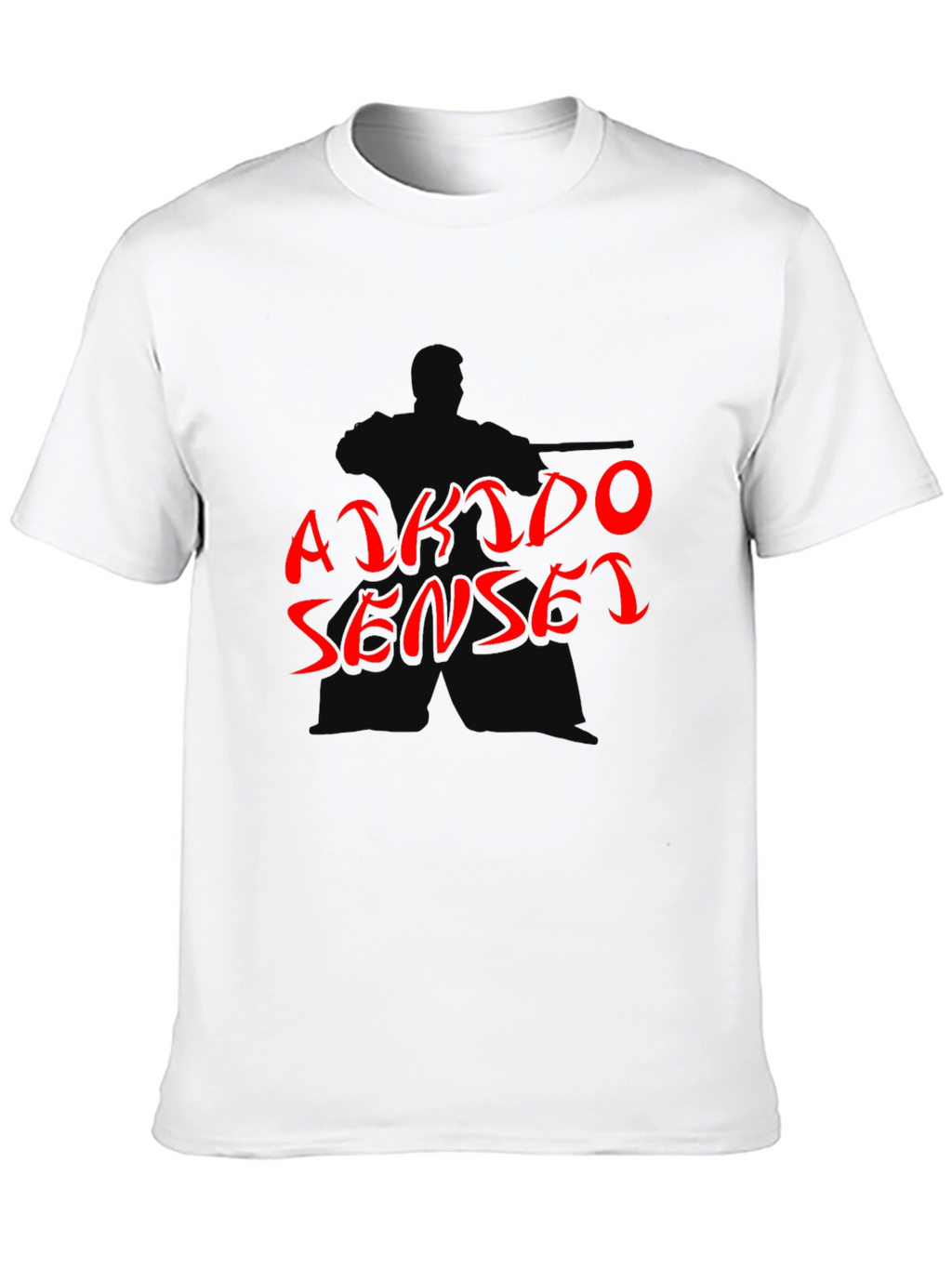 Aikido Sensei Graphic T-Shirt - Martial Arts Black Tee