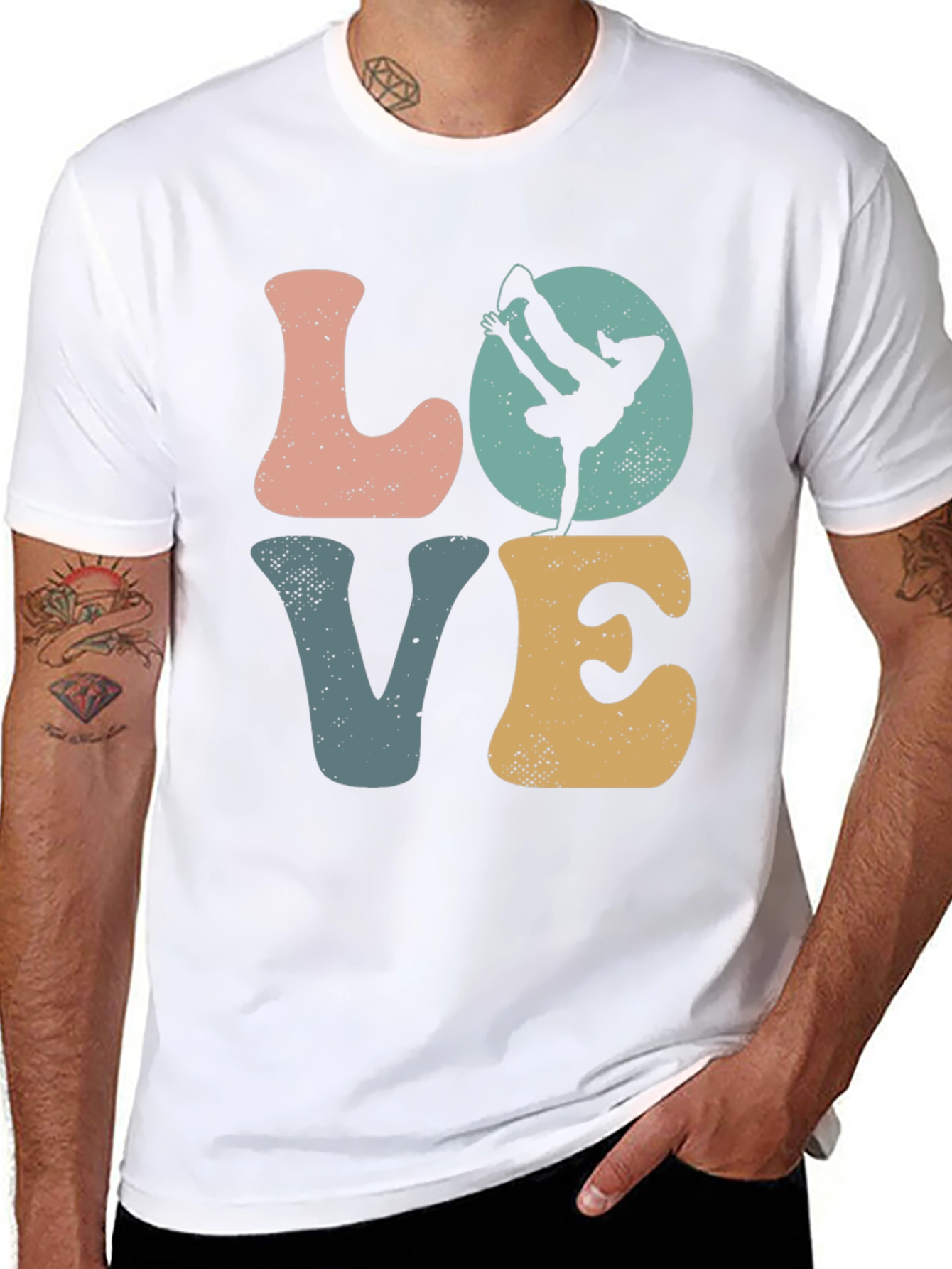 LOVE Breakdance Retro T-Shirt