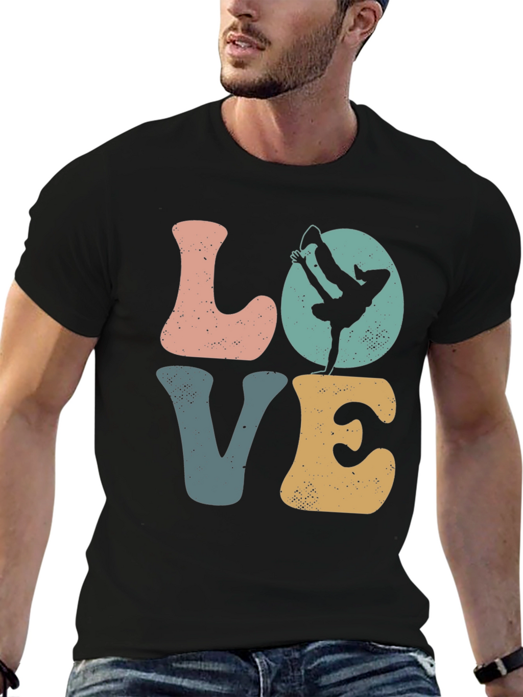 LOVE Breakdance Retro T-Shirt