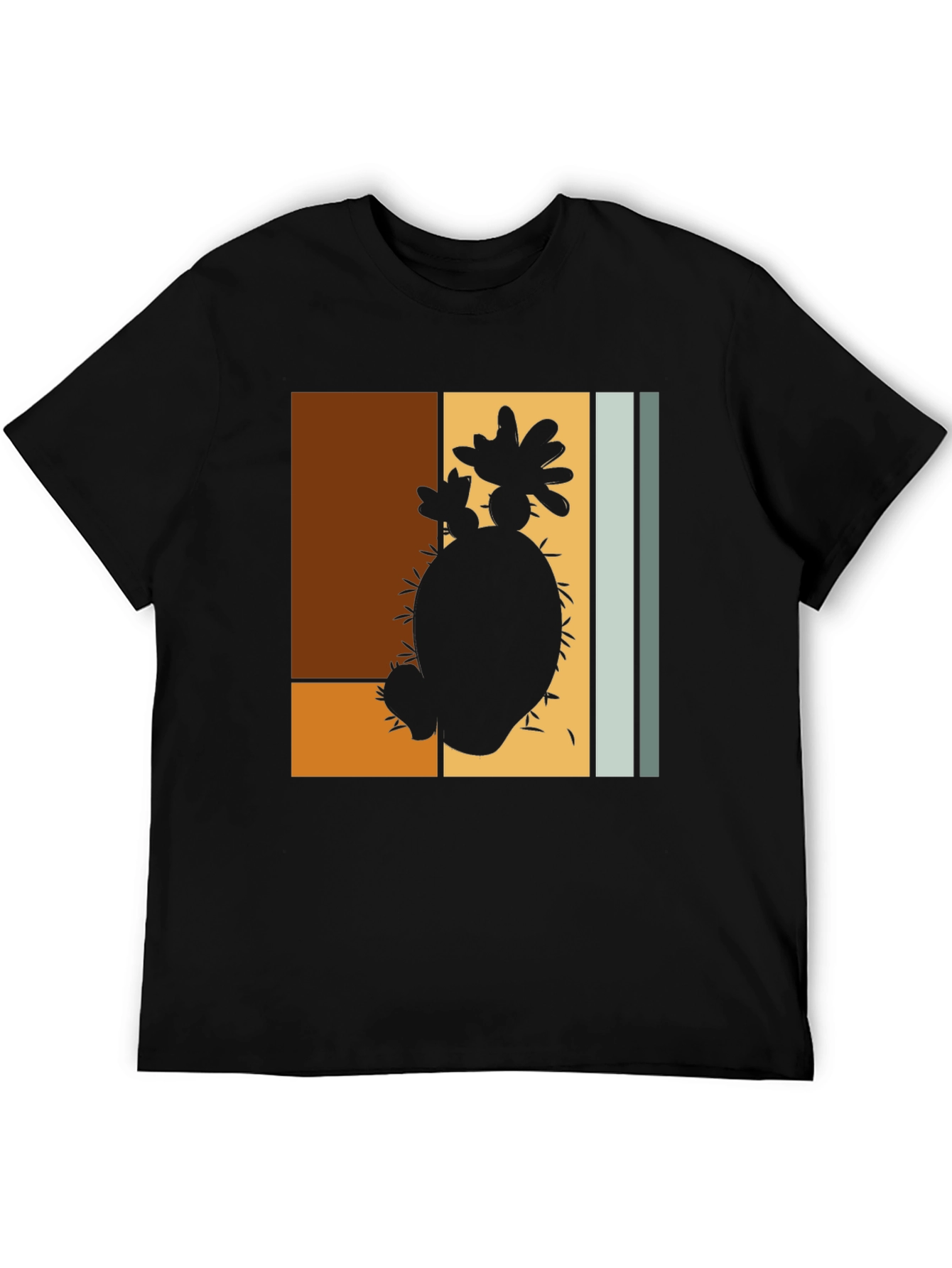 Retro Cactus Silhouette Graphic Tee