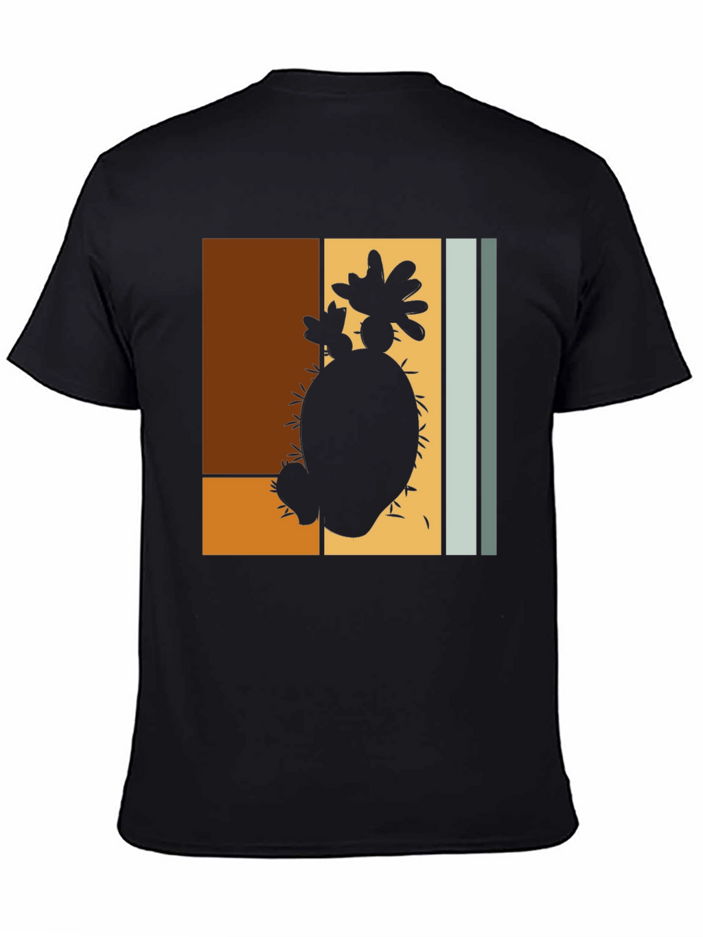 Retro Cactus Silhouette Graphic Tee