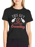 This Guy Loves Geocaching T-Shirt - Novelty Design
