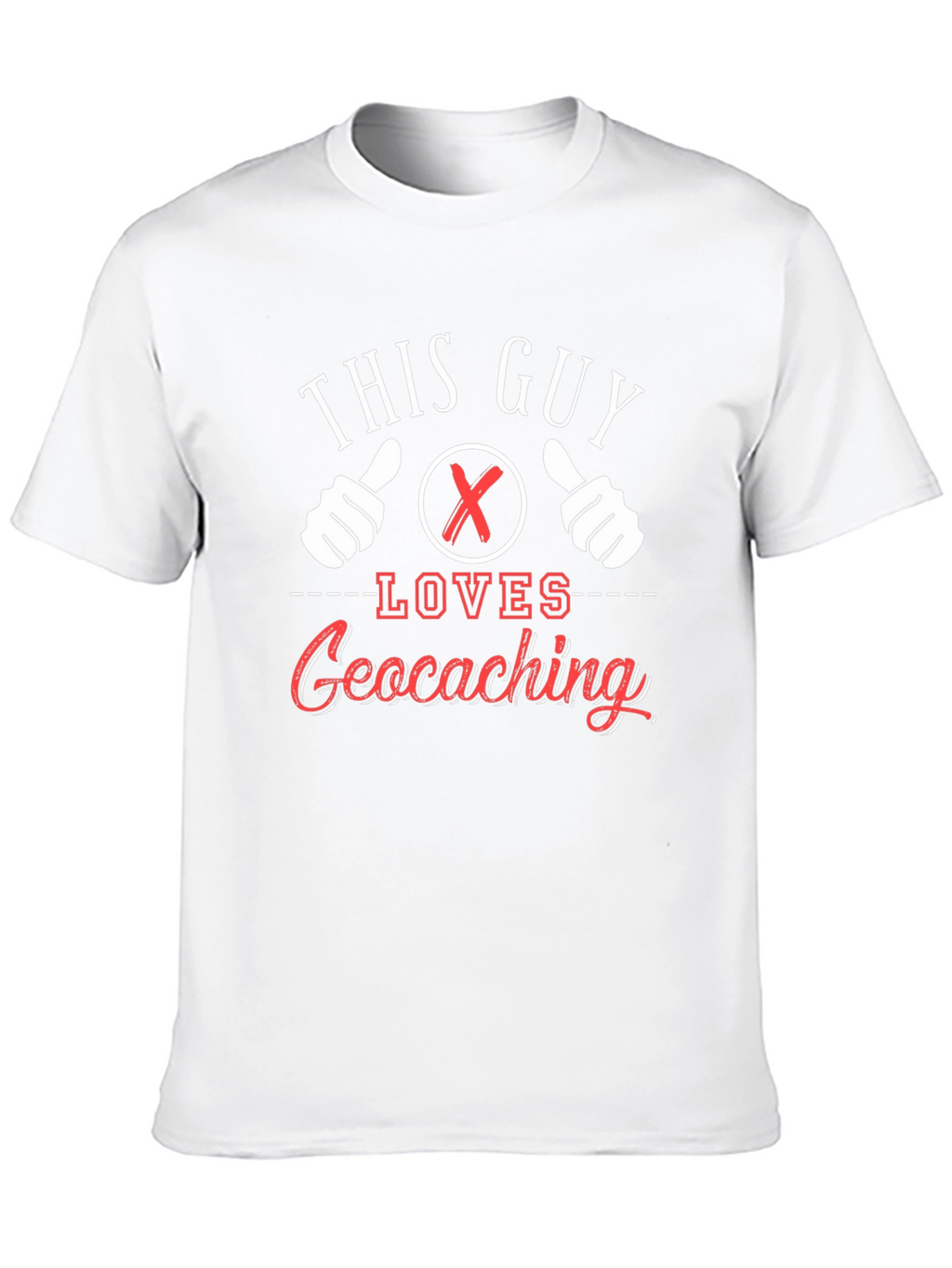 This Guy Loves Geocaching T-Shirt - Novelty Design