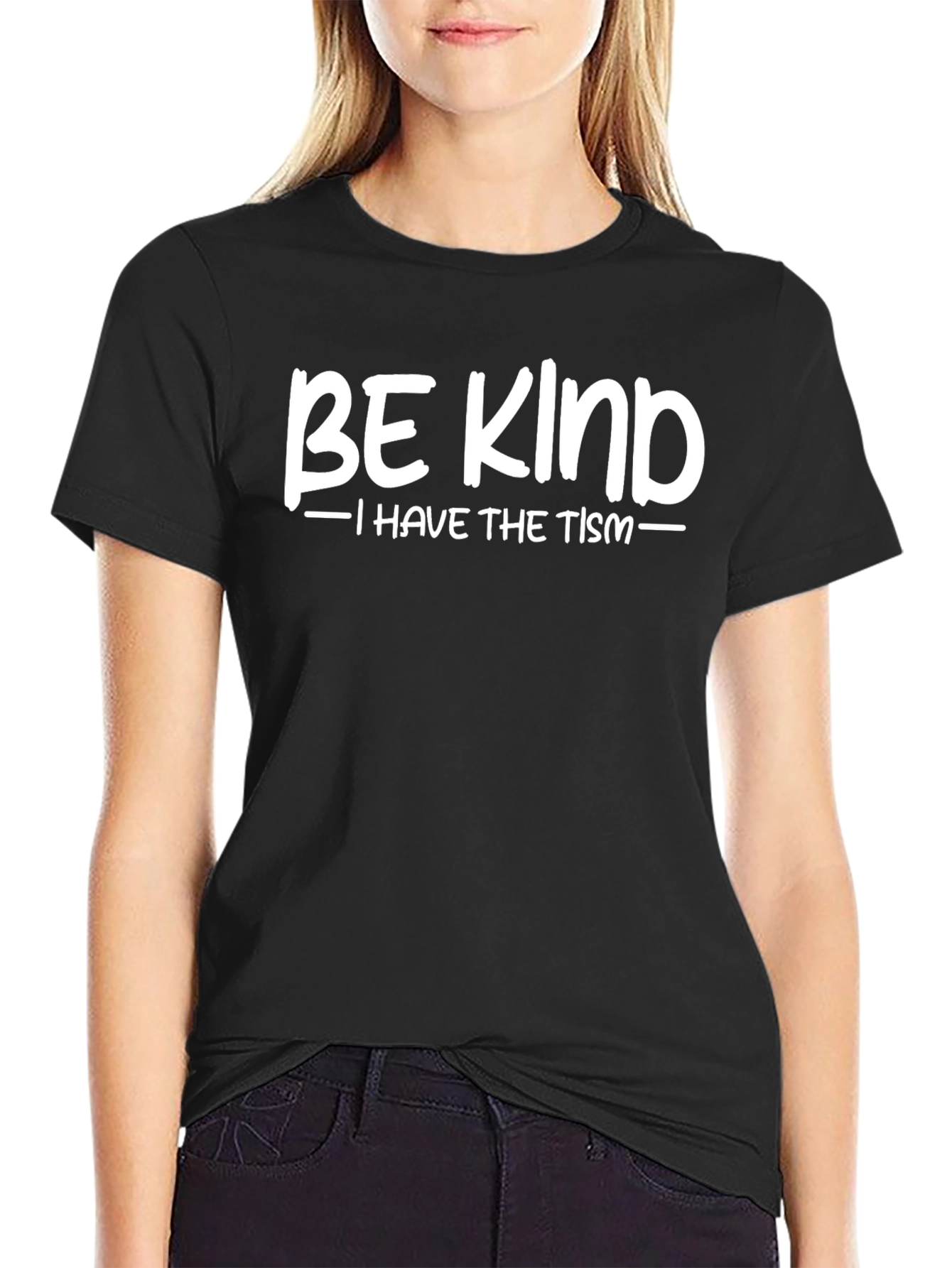 Be Kind Autism Awareness Black T-Shirt
