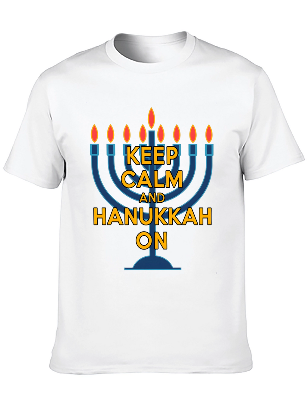 Keep Calm Hanukkah On T-Shirt