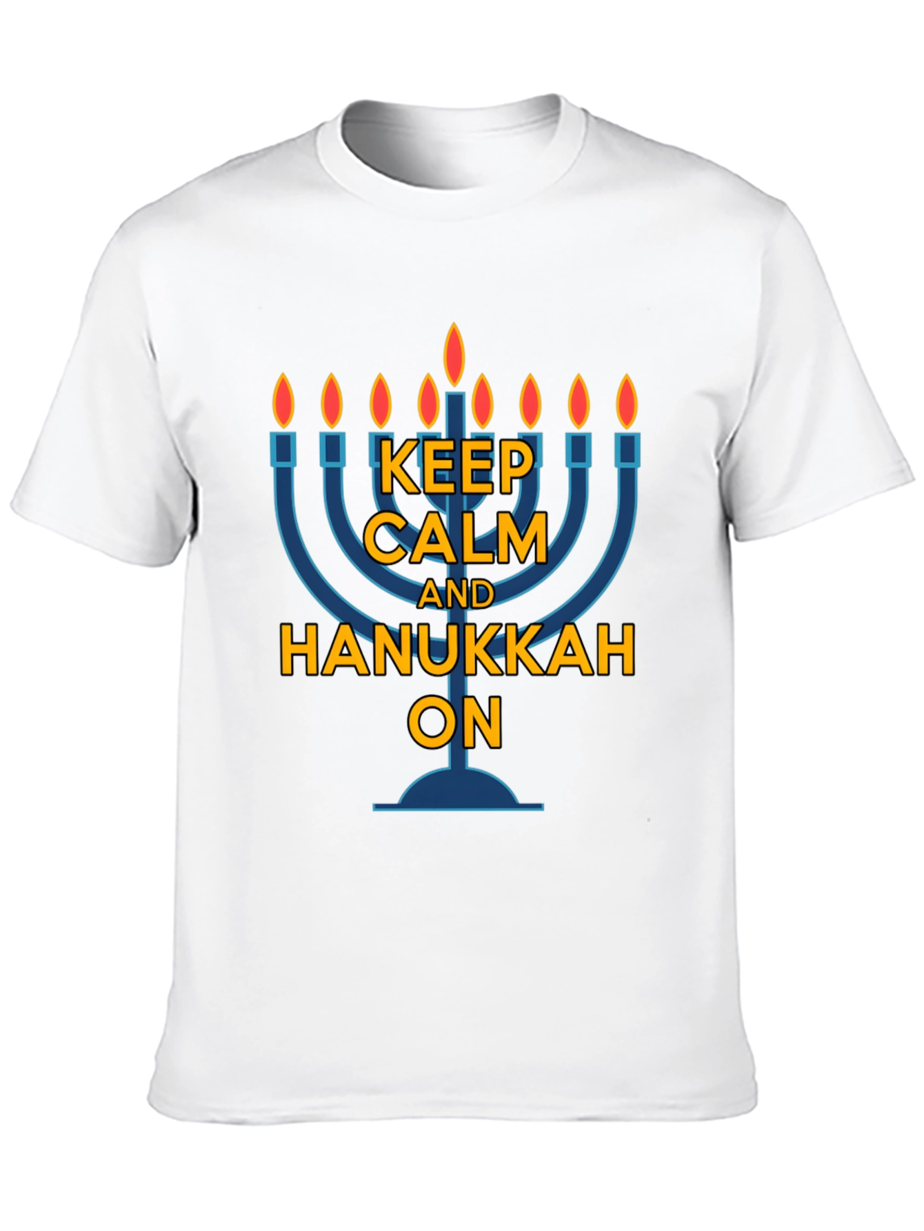 Keep Calm Hanukkah On T-Shirt