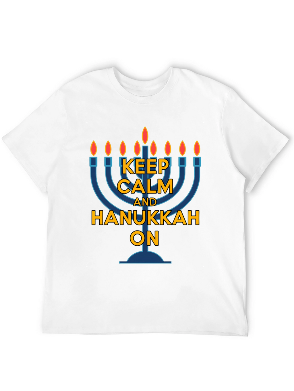 Keep Calm Hanukkah On T-Shirt