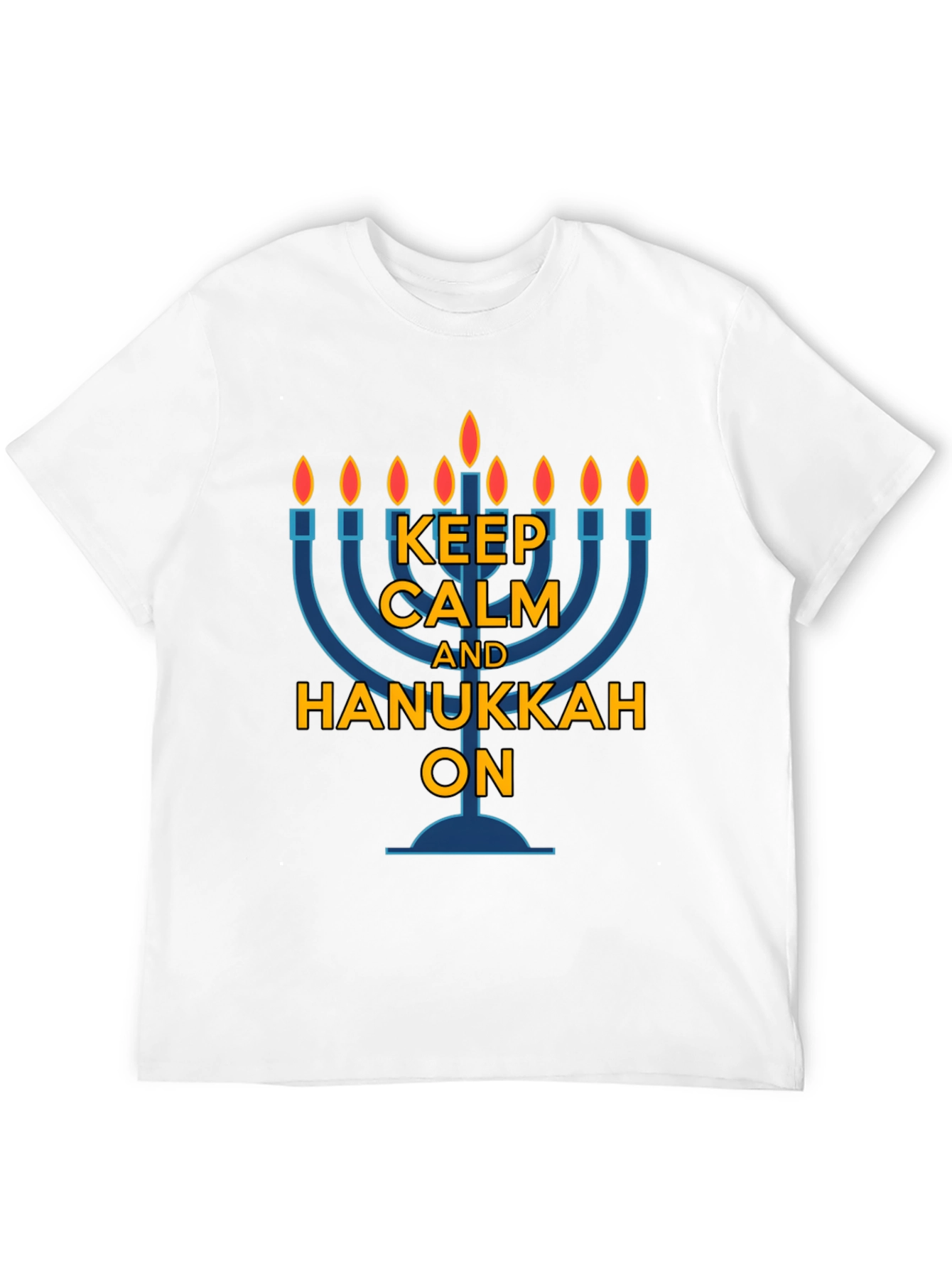 Keep Calm Hanukkah On T-Shirt