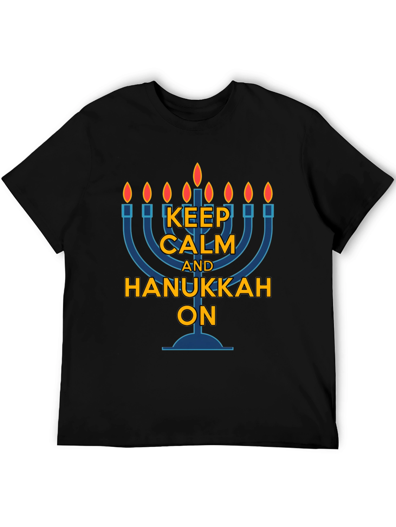 Keep Calm Hanukkah On T-Shirt