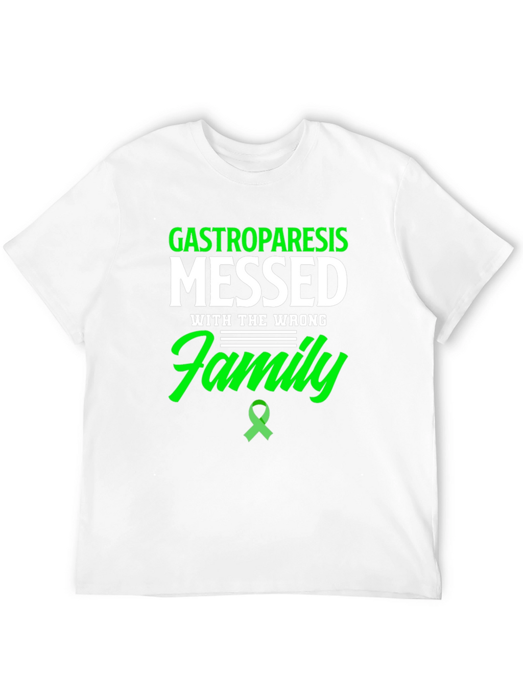 Gastroparesis Awareness T-Shirt - Wrong Family Tee