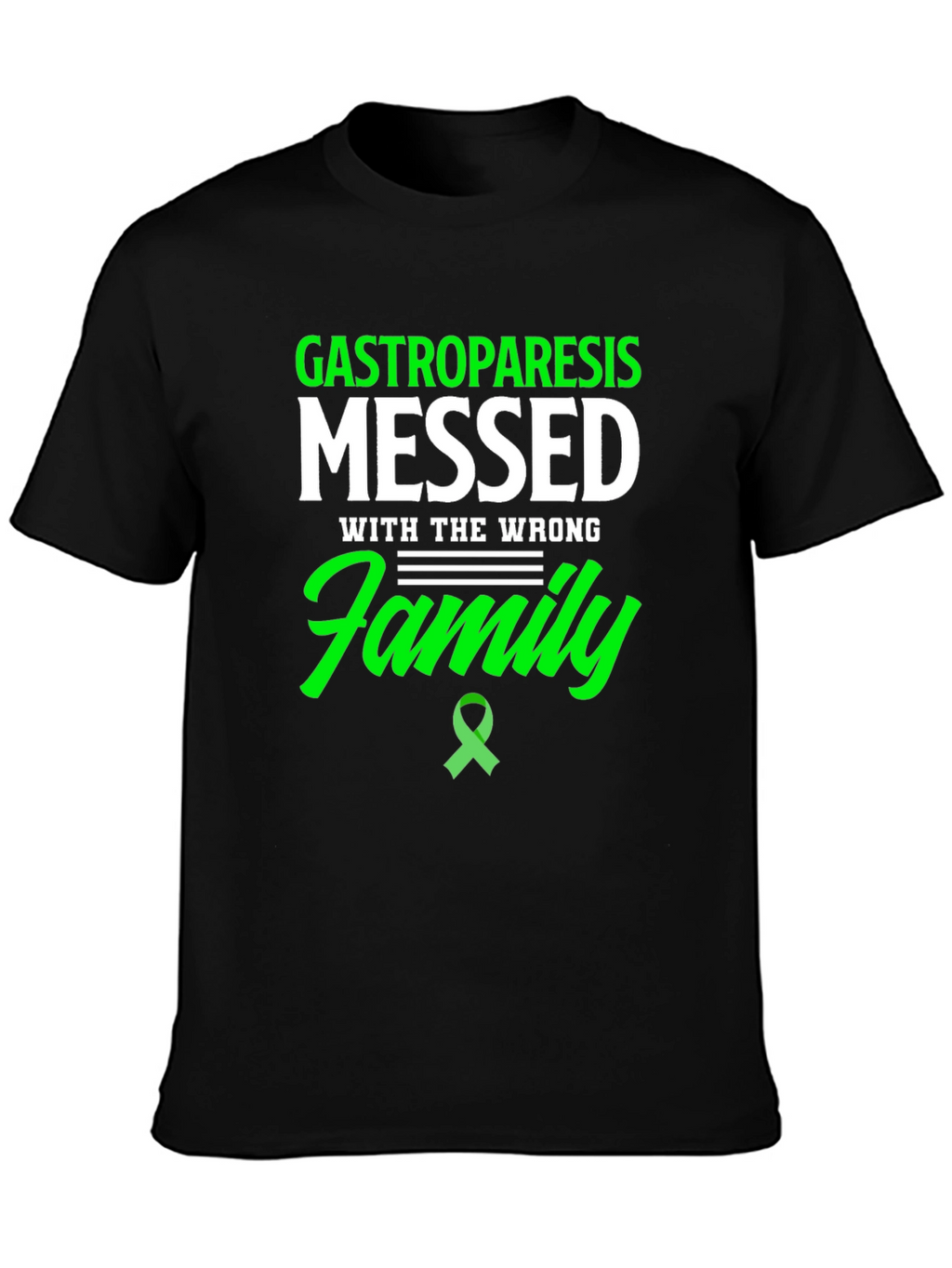 Gastroparesis Awareness T-Shirt - Wrong Family Tee
