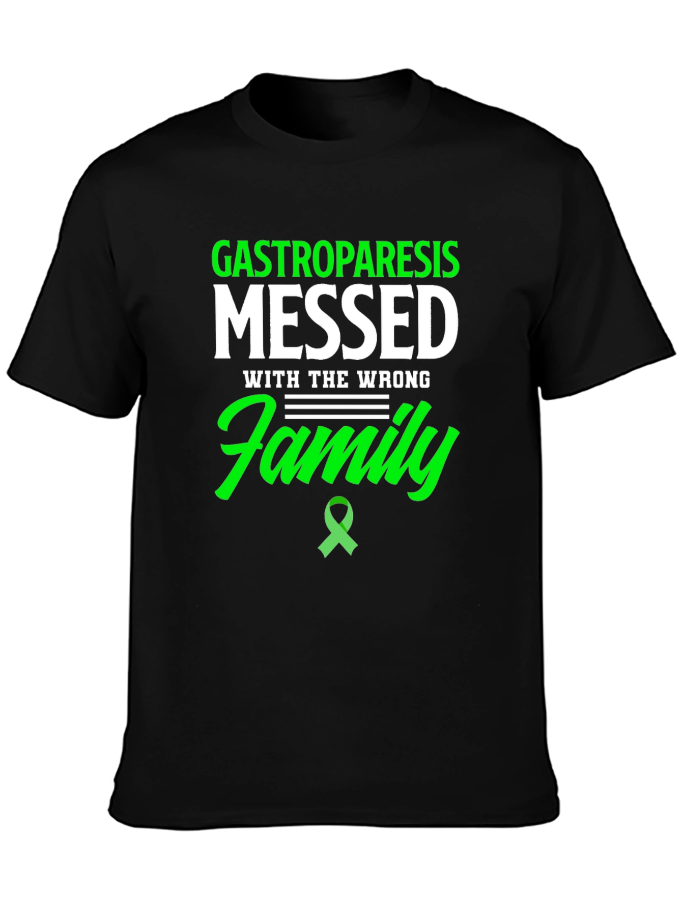 Gastroparesis Awareness T-Shirt - Wrong Family Tee