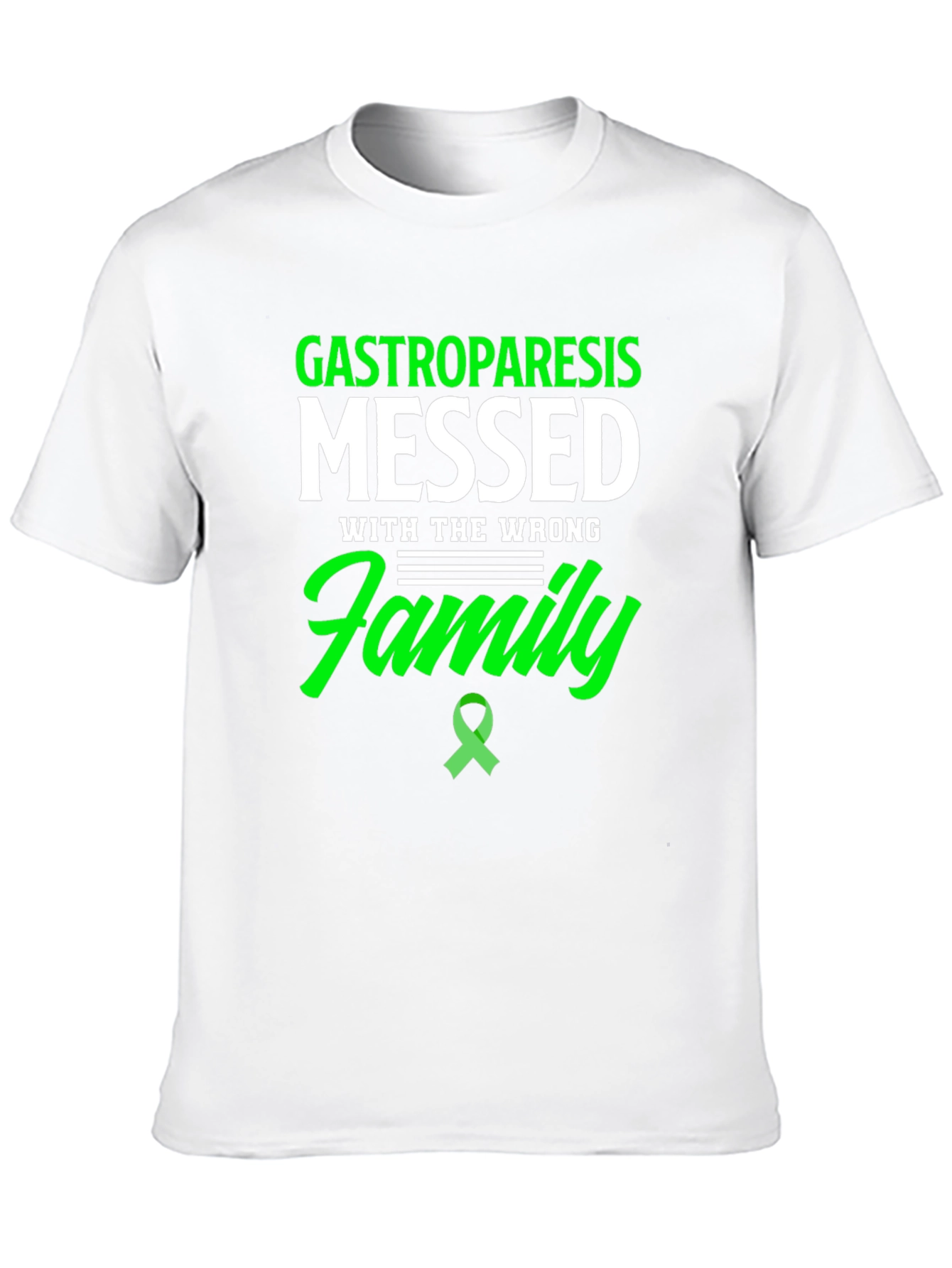 Gastroparesis Awareness T-Shirt - Wrong Family Tee