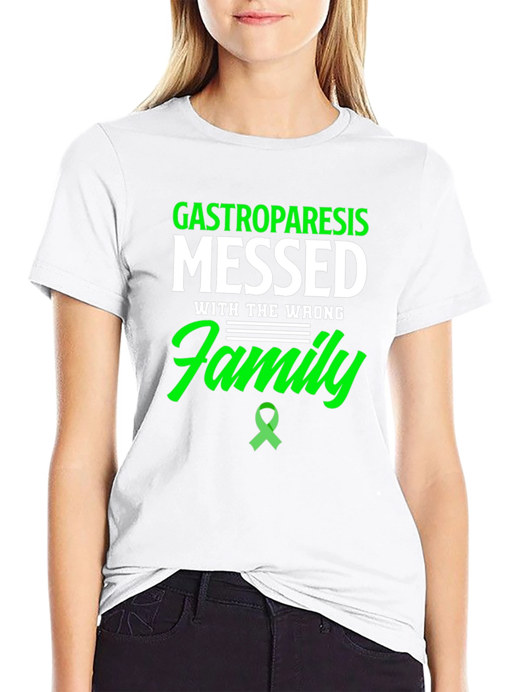 Gastroparesis Awareness T-Shirt - Wrong Family Tee