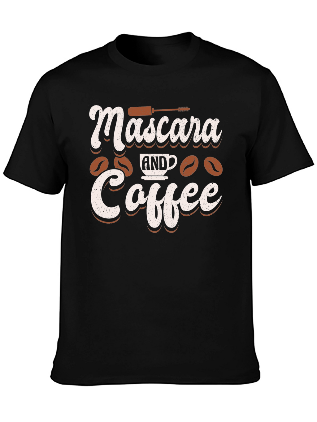 Mascara and Coffee Graphic Tee
